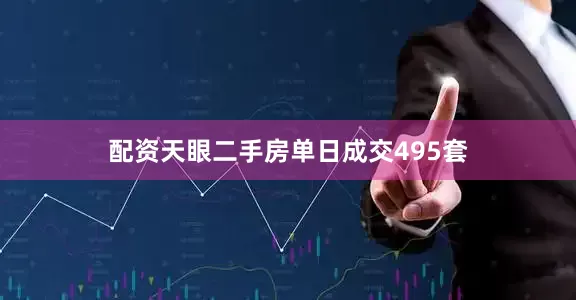 配资天眼二手房单日成交495套